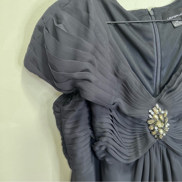 Laura Plus Navy Blue Shift Dress Size 18 Formal - Picture 8 of 13